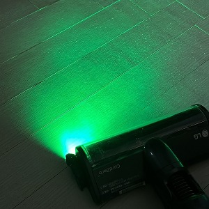 [집꾸밈]청소기 LED 조명 레이저 라이트